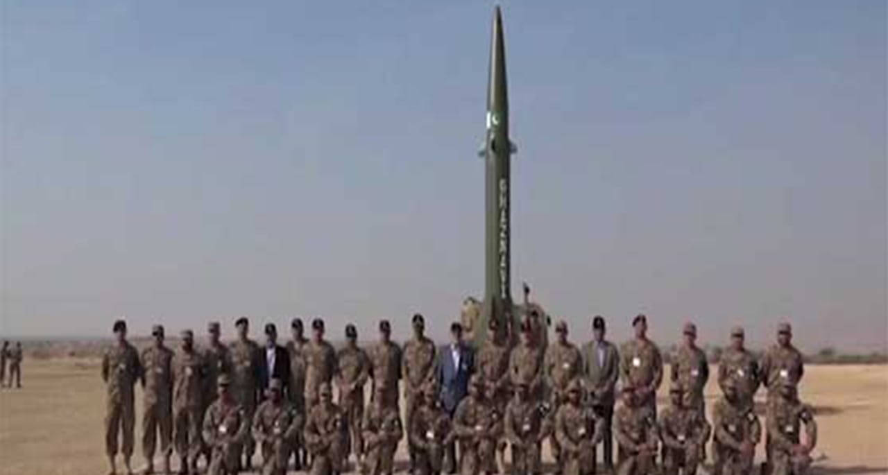 غزنوی میزائل کا کامیاب تجربہ۔