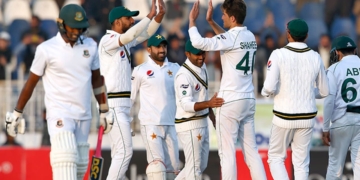 پاکستان کی بنگلہ دیش کو اننگز 44 رنز سے شکست۔