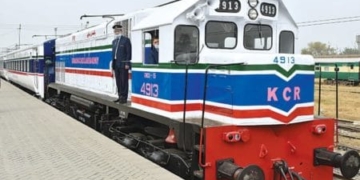 شیخ رشید نے کراچی سرکلر ریلوے کا افتتاح کر دیا۔