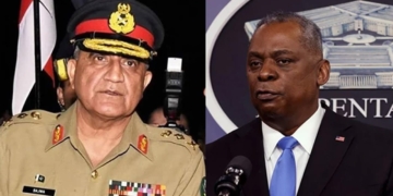 آرمی چیف سے امریکی وزیر دفاع کا رابطہ، پاکستان سے تعلقات بہتر کرنے کی خواہش کا اظہار
