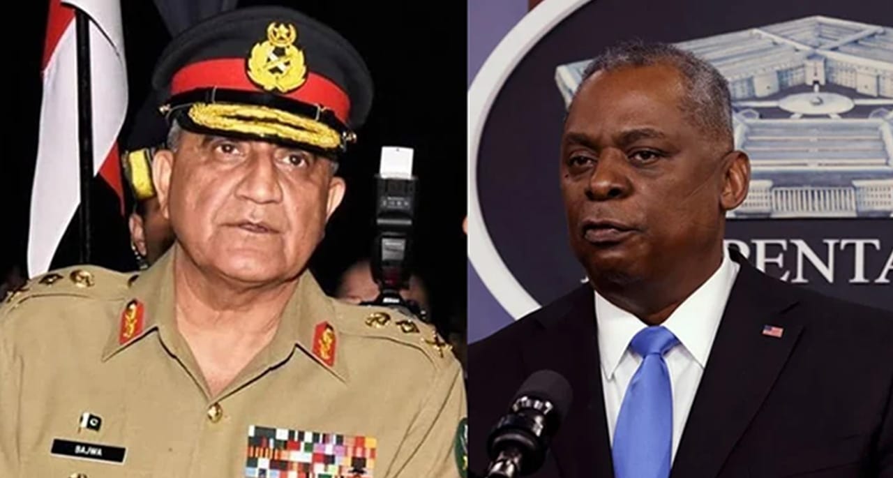 آرمی چیف سے امریکی وزیر دفاع کا رابطہ، پاکستان سے تعلقات بہتر کرنے کی خواہش کا اظہار