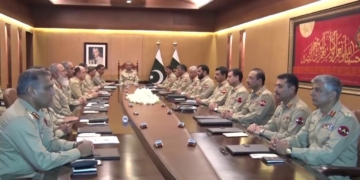 ملک میں امن خراب کرنے کی سازشیں ناکام بنائی جائیں گی،کور کمانڈرز کانفرنس