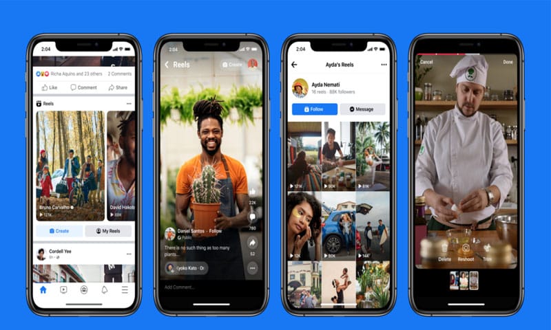 فیس بک میں شارٹ ویڈیوز کا فیچر ریلیز