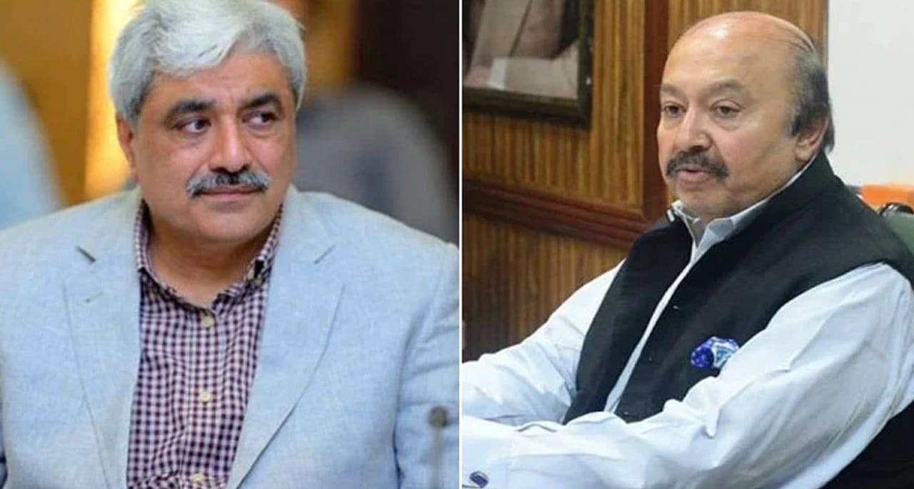 سلمان رفیق اور سبطین خان کی خوشگوار ماحول میں ملاقات