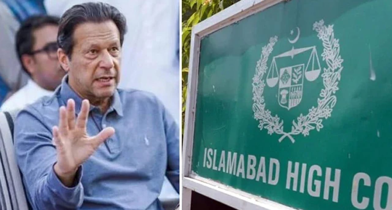 توہین عدالت کیس اسلام آباد ہائیکورٹ کا شوکاز نوٹس عمران خان کو ارسال