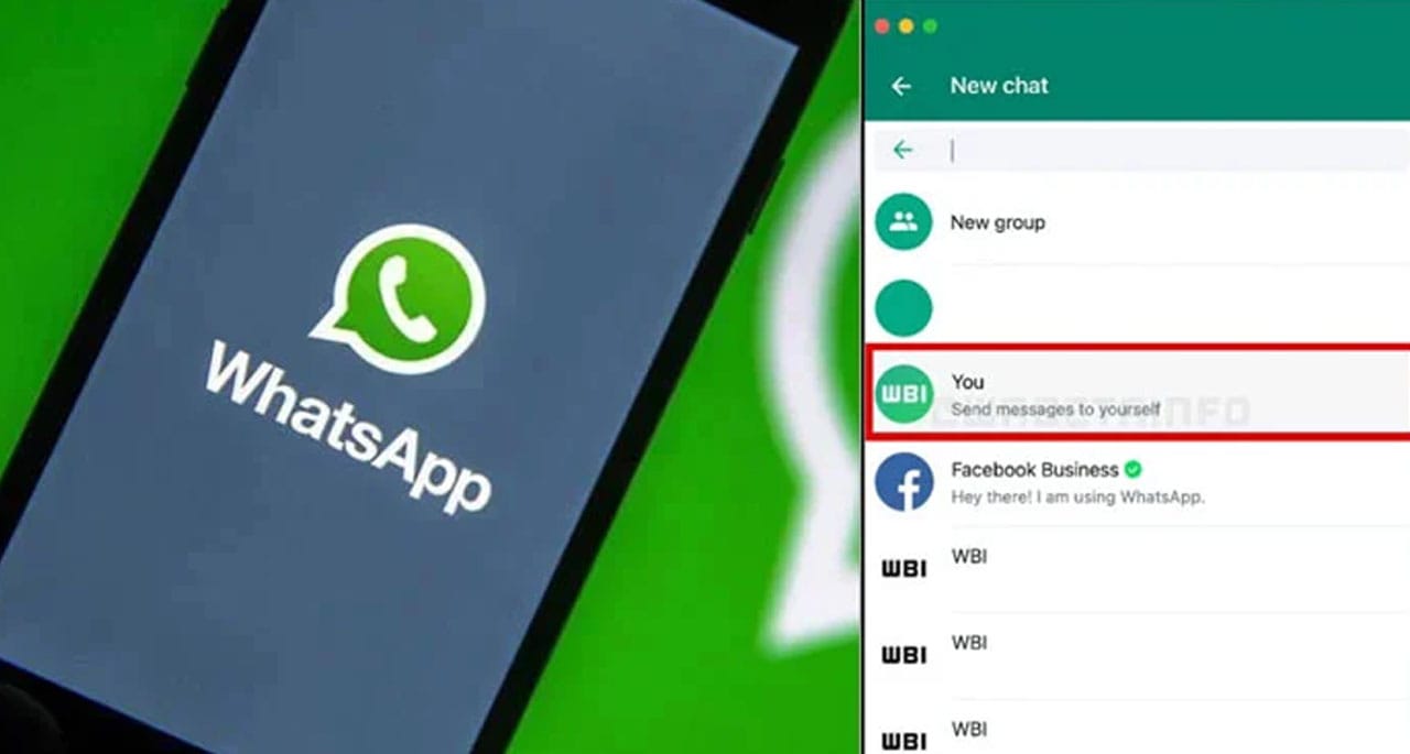 واٹس ایپ پر اب ’خود‘ کو میسج بھیجنا ہوگا ممکن