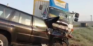 جامشورو گاڑی کو حادثہ، 2 غیر ملکیوں سمیت 3 زخمی