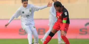 سعودی عرب میں چار ملکی ویمن فٹبال ٹورنامنٹ میں پاکستان کو ماریشس مات دے دی۔