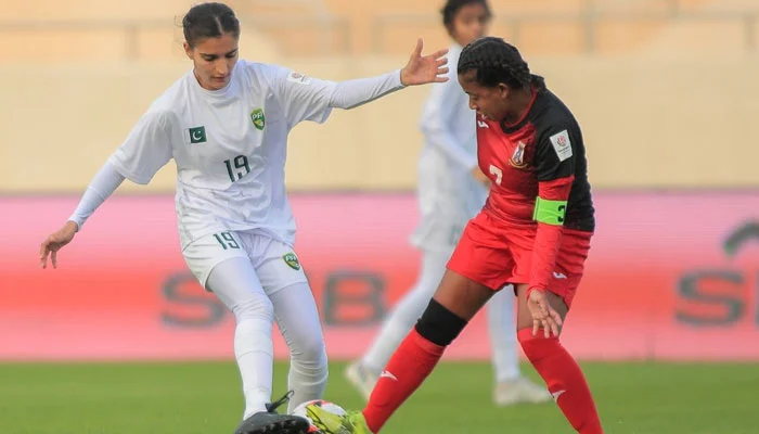 سعودی عرب میں چار ملکی ویمن فٹبال ٹورنامنٹ میں پاکستان کو ماریشس مات دے دی۔