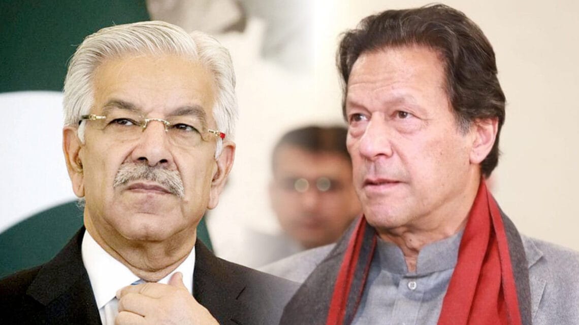 عمران خان خواجہ آصف کیخلاف ہرجانہ کیس میں بذریعہ ویڈیو لنک پیش