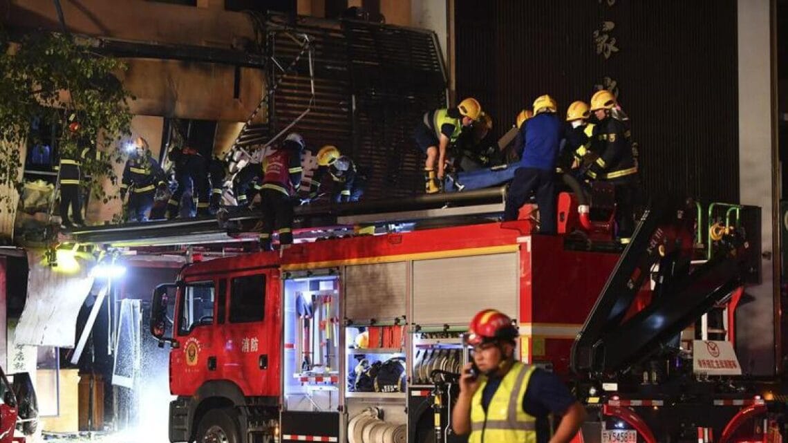 چین: ریسٹورینٹ میں گیس کا دھماکا، اسکول طلبہ سمیت 31 افراد ہلاک