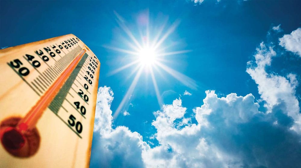 محکمہ موسمیات کی ملک کے بیشترمیدانی علاقوں میں موسم گرم رہنے کی پیشگوئی