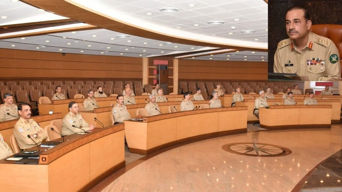 معاشی استحکام کے منافی سرگرمیاں ختم کرنے کیلئے فوج حمایت کرے گی کورکمانڈرز کانفرنس