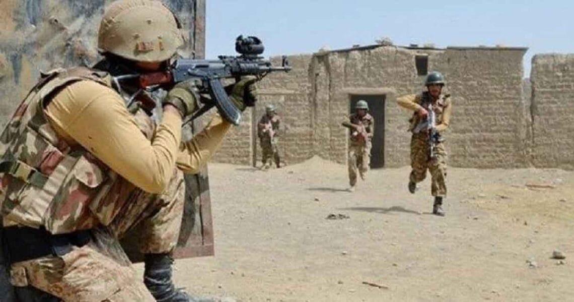 بلوچستان میں سیکیورٹی فورسز سے مقابلہ، 2 دہشت گرد ہلاک 2 جوان شہید