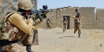 بلوچستان میں سیکیورٹی فورسز سے مقابلہ، 2 دہشت گرد ہلاک 2 جوان شہید
