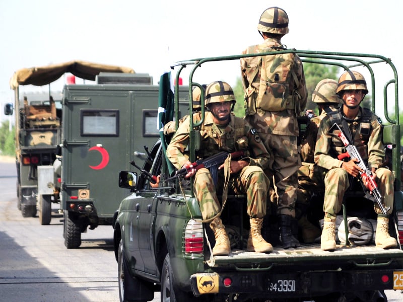 سکیورٹی فورسز کاجنوبی وزیرستان میں آپریشن  فائرنگ کے تبادلے میں 8دہشتگرد ہلاک