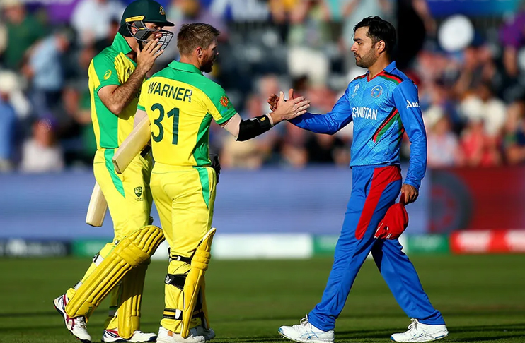 ورلڈ کپ آسٹریلیا کے خلاف افغانستان کی بیٹنگ جاری