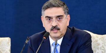 افغان عبوری حکومت کے بعد پاکستان میں دہشتگردی 60 فیصد بڑھی، نگراں وزیراعظم