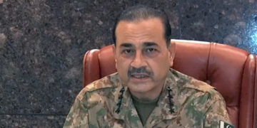 آرمی چیف جنرل سید عاصم منیر کی کرسمس تقریب میں شرکت کے لیے کرائسٹ چرچ راولپنڈی آمد