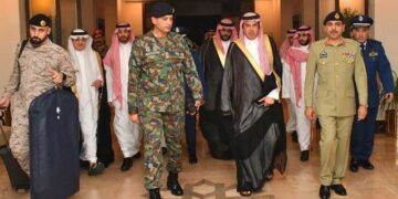 سعودی عرب کے معاون وزیر دفاع پاکستان پہنچ گئے