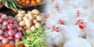 مرغی کا گوشت سستا ، سبزیوں اور پھلوں کے نئے ریٹ مقرر