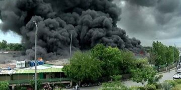 اسلام آباد: اتوار بازار ایچ نائن میں خوفناک آتشزدگی ، وزیرداخلہ کا نوٹس