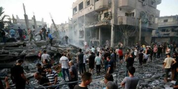 خان یونس میں پھر آپریشن ، درجنوں فلسطینی شہید ، بم حملے میں اسرائیلی فوجی افسر مارا گیا