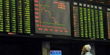 سٹاک ایکسچینج میں شدید مندی، ہنڈرڈ انڈیکس میں 1200 سے زائد پوائنٹس کی کمی