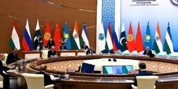 ایس سی او کانفرنس میں شرکت کرنے والے وفود کے سربراہان کے نام جاری