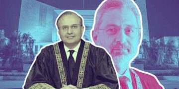 جسٹس قاضی فائز نے عدلیہ میں بیرونی مداخلت کے دروازے کھولے: جسٹس منصور علی شاہ