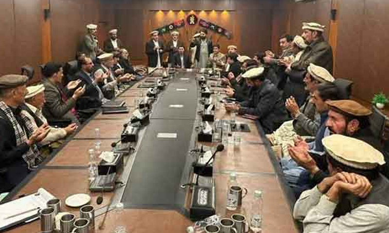 کرم میں قیام امن کے لیے گرینڈ امن جرگہ میں فریقین کے درمیان معاہدہ طے پاگیا