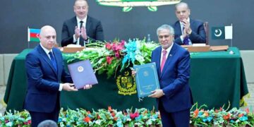 پاکستان اور آذربائیجان کا تجارت سمیت مختلف شعبوں میں تعاون بڑھانے پر اتفاق