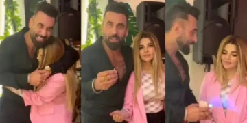 دودی خان نے راکھی ساونت کو ہیرے کی انگوٹھی پہنا دی