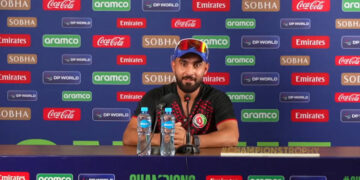  آسٹریلیا کی ٹیم کافی مضبوط ٹیم ہے، پوری تیاری کے ساتھ میدان میں اتریں گے: کپتان حشمت اللہ شاہدی