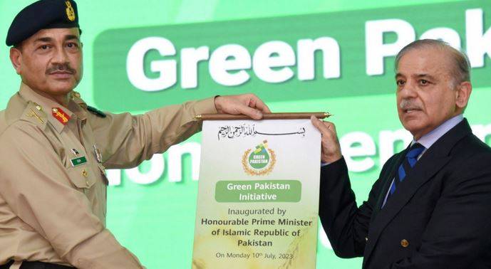 آرمی چیف اور حکومتی شخصیات کل ’’گرین پاکستان انیشیٹو‘‘ کے منصوبوں کا دورہ کریں گے