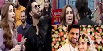  اب میں آپ کے لیے مزید لڑکے نہیں ڈھونڈوں گا,ایک تو میں پہلے ہی ڈھونڈ چکا ہوں!  فہد مصطفیٰ کا ثناءجاوید پر طنزیہ وار