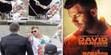 آسٹریلوی بلےبازڈیو ڈ وارنر کی پہلی بھارتی فلم رواں ماہ ریلیز ہوگی