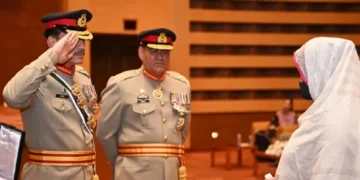 قوم کی آزادی اور امن شہداء کی قربانیوں کا ثمر ہے: آرمی چیف