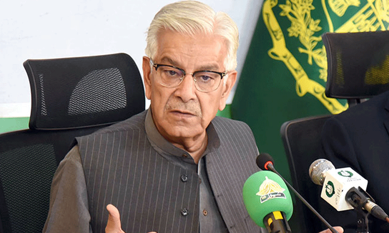 اگر مذاکرات ہوئے تو بھارت سے تین پوائنٹس پر بات ہوگی: وفاقی وزیرِ دفاع خواجہ آصف