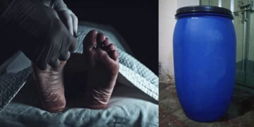 شرافی گوٹھ میں پلاسٹک ڈرم سے جھلسی ہوئی نامعلوم خاتون کی لاش برآمد، پولیس تحقیقات میں مصروف