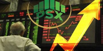 اسٹاک ایکسچینج : تیزی جاری، 100 انڈیکس میں 400 سے زائد پوائنٹس کا اضافہ