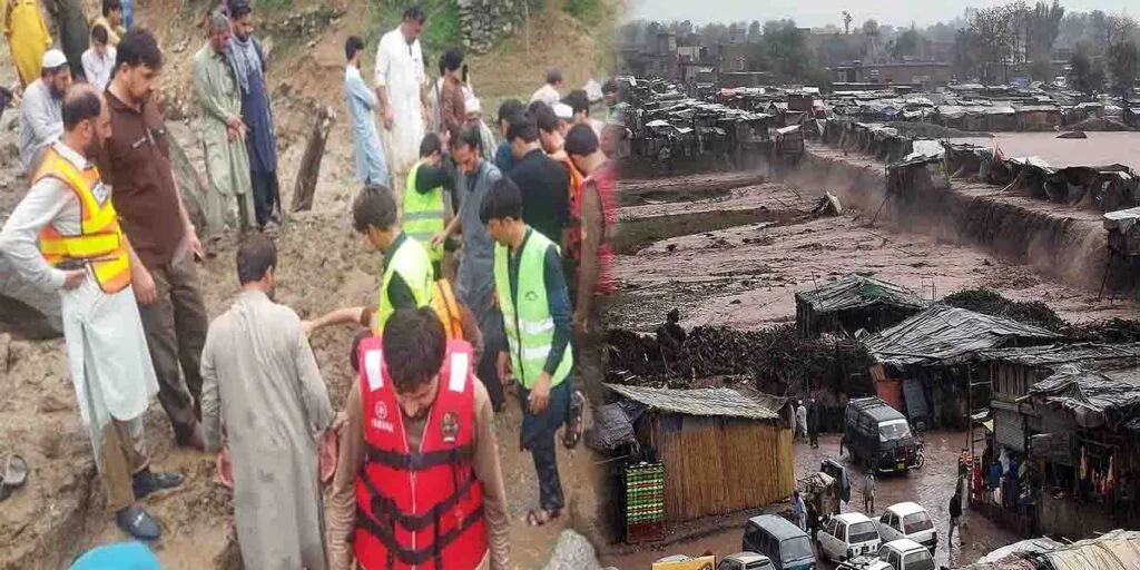 خیبرپختونخوا میں سیلابی تباہ کاریاں، 393 اموات، امدادی سرگرمیاں اور فوج کا ریلیف آپریشن جاری