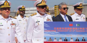 چین میں پاک بحریہ کی تیسری ہنگور کلاس آبدوز پی این ایس مانگرو کی لانچنگ تقریب منعقد