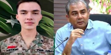 محسن نقوی کا شہید میجر سبطین حیدر کو خراج عقیدت، دہشتگردوں کے خلاف بہادری سے لڑتے ہوئے جامِ شہادت نوش کیا