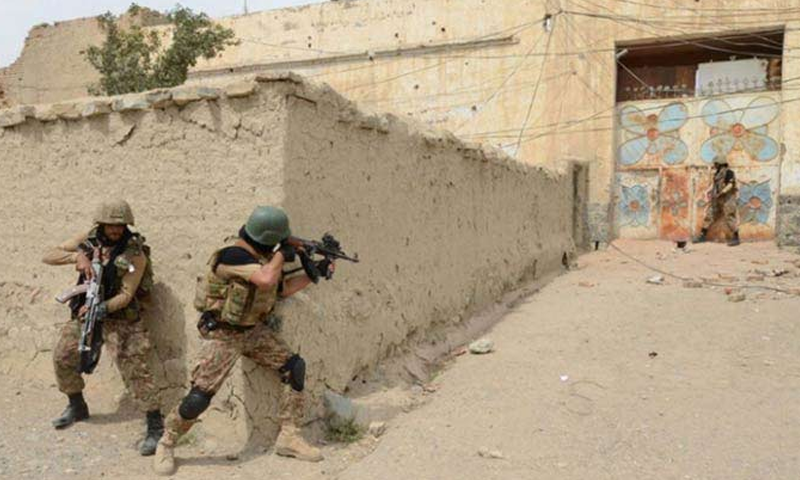 کوئٹہ کے قریب غزا بند میں سکیورٹی فورسز کا آپریشن، 10 دہشت گرد ہلاک