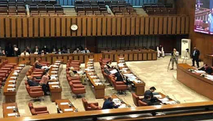 مجوزہ 27ویں آئینی ترمیم کے مسودے کی منظوری کے لیے سینیٹ کا اجلاس جاری