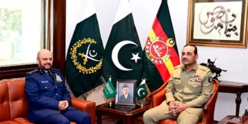 سعودی چیف آف جنرل اسٹاف کا جی ایچ کیو دورہ، فیلڈ مارشل عاصم منیر سے ملاقات