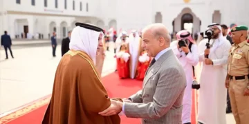 وزیراعظم شہباز شریف کا بحرین سے تعلقات مزید گہرے کرنے کا عزم، شاہ حمد سے ملاقات میں معاشی و دفاعی تعاون پر اتفاق