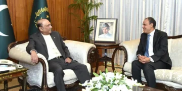 صدر آصف علی زرداری سے مصری وزیر خارجہ کی ملاقات، دوطرفہ تعلقات مزید مضبوط بنانے پر اتفاق