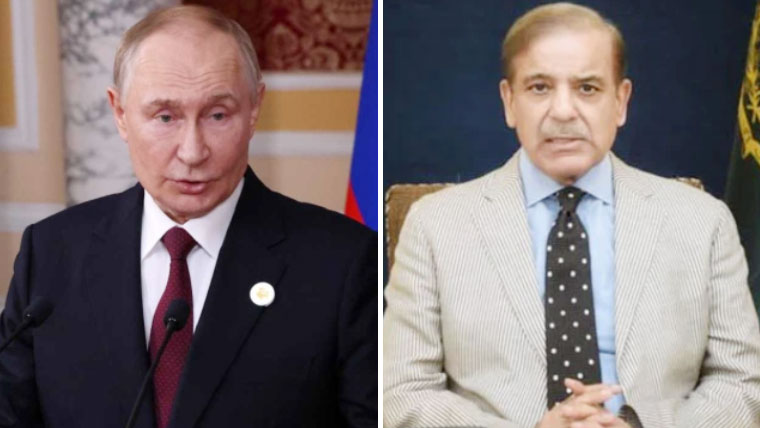 وزیراعظم شہباز شریف کی روسی صدر پیوٹن کی رہائش گاہ پر حملے کی مذمت